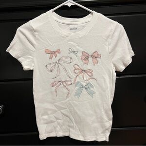 Hollister Bow baby tee